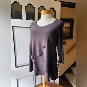 Sympli size 14 Made in Canada. New without tags. Deep dark brow